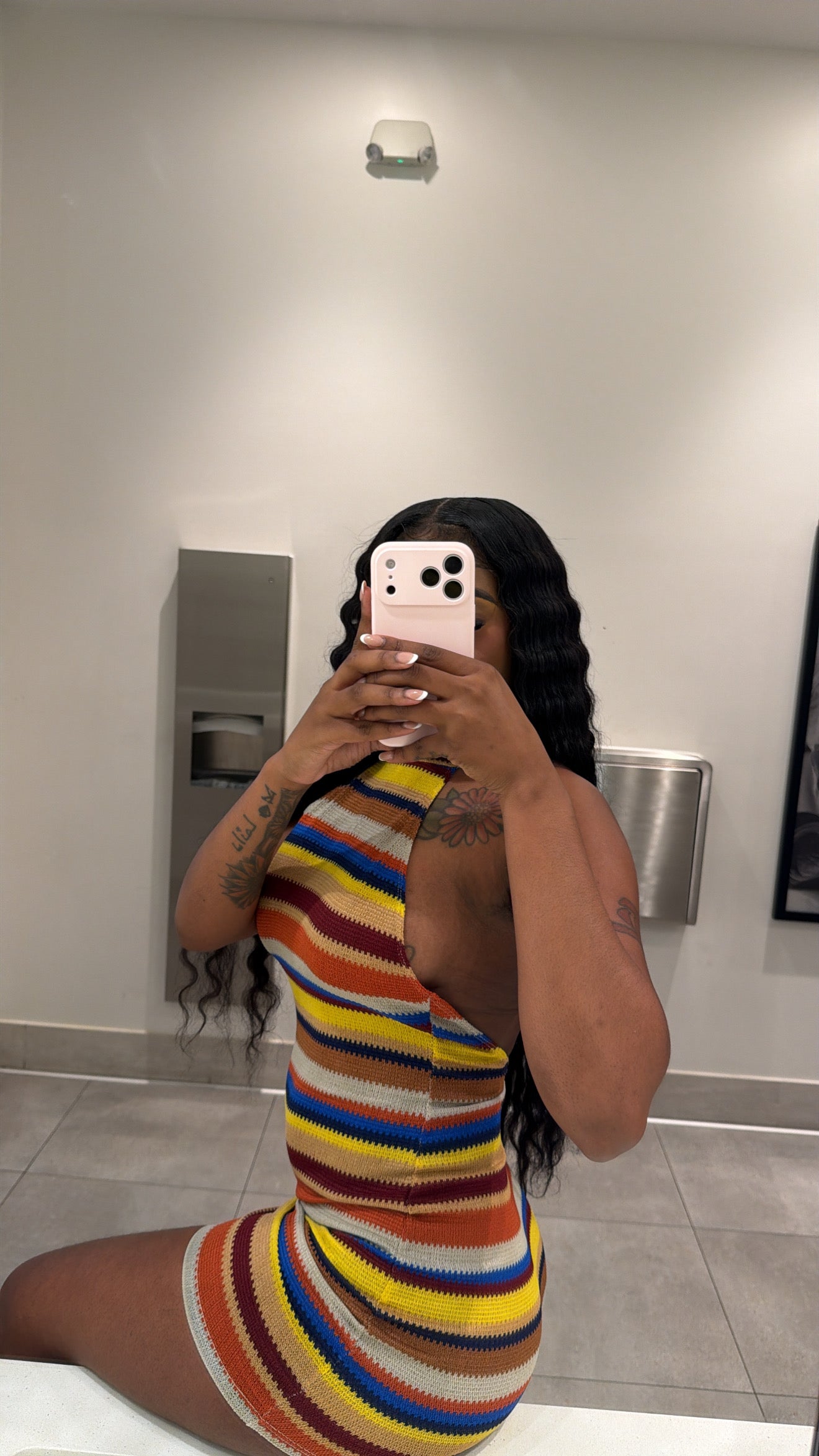 Sunset Stripe Dress