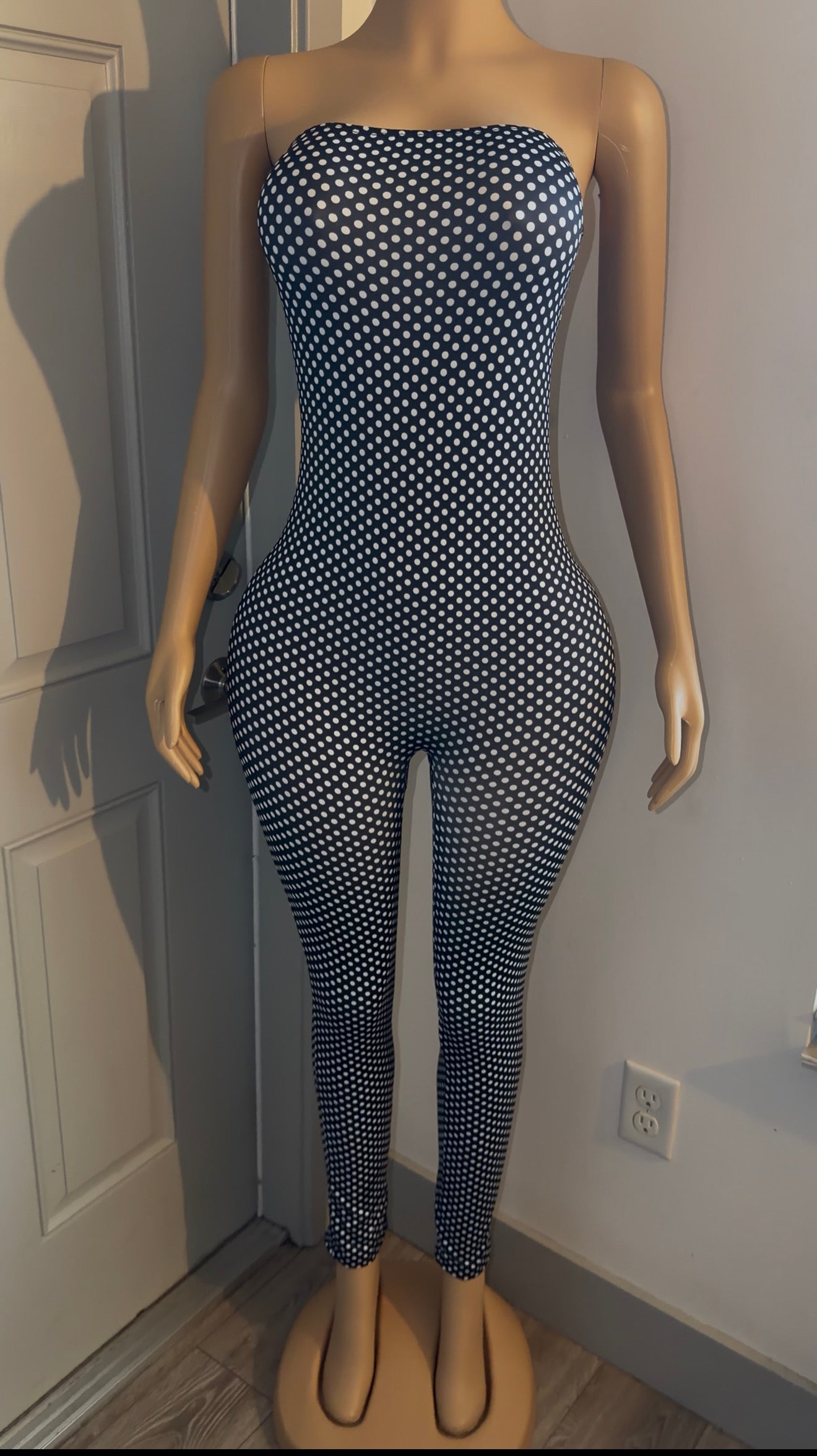 Dot Me Down Jumpsuit