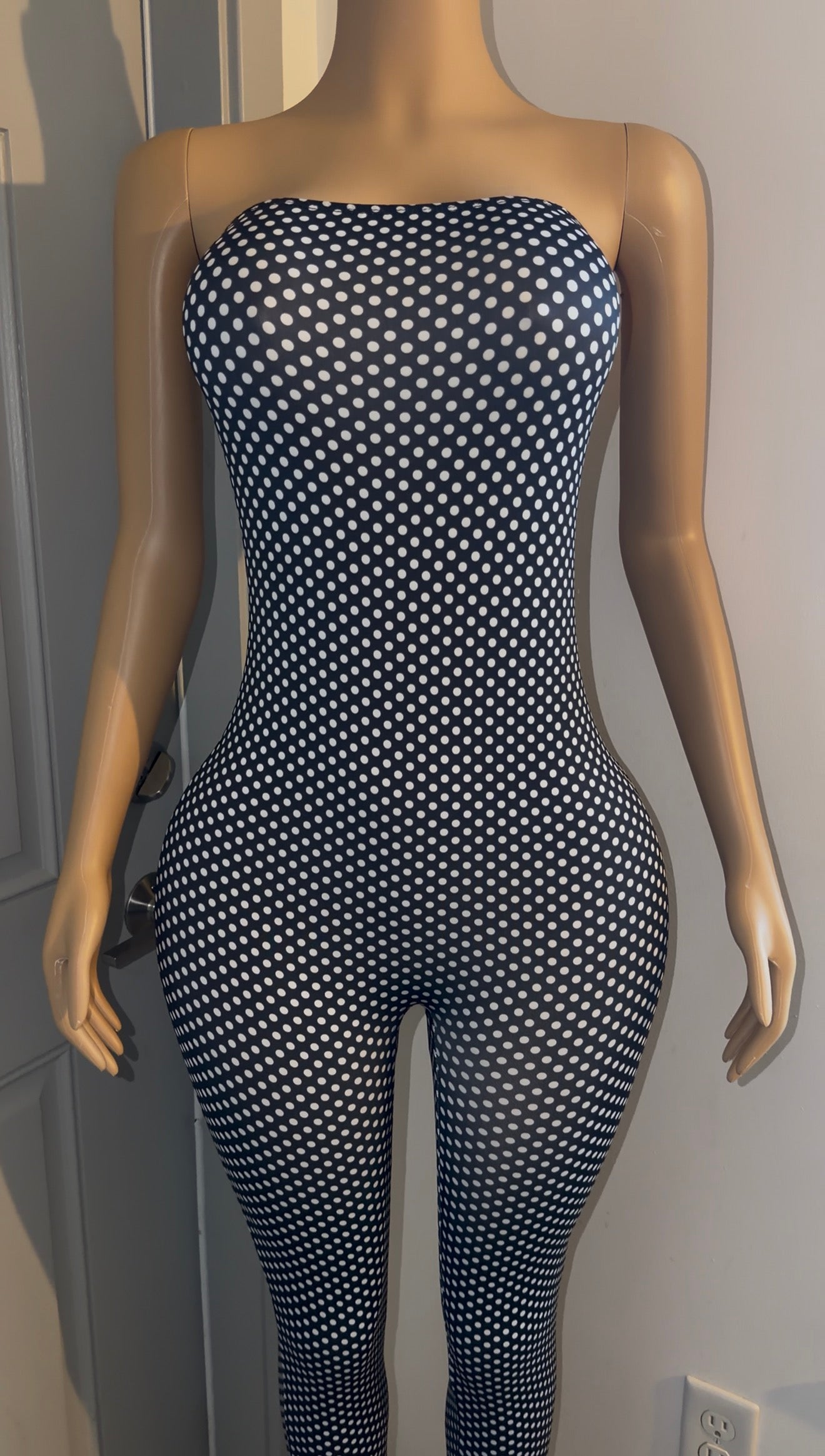 Dot Me Down Jumpsuit