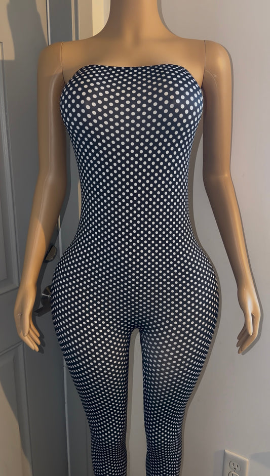 Dot Me Down Jumpsuit