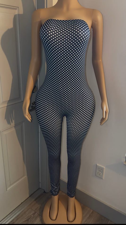 Dot Me Down Jumpsuit
